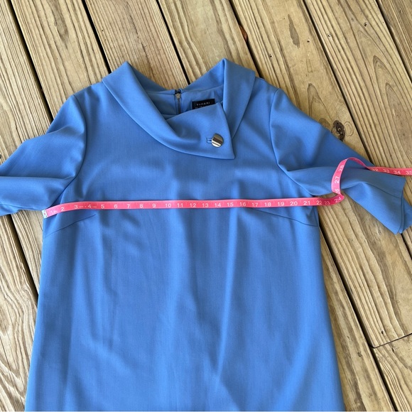 Tahari 16 retro dress blue Jackie O style plus size - Picture 8 of 9